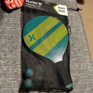 NWOT Hurley Paddleball Set